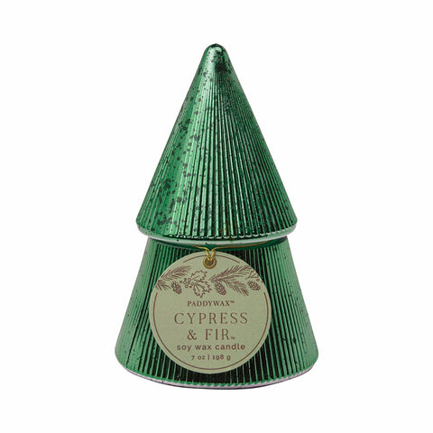Paddywax - Cypress & Fir - Green Stacked Tree - Duftkerze - 198g