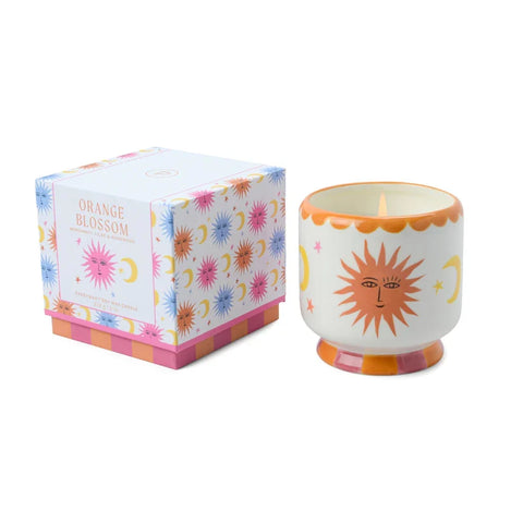 Paddywax - Adopo - Sun - Orange Blossom - Keramik Duftkerze - 226g – Teil des Adopo Duft-Quintett Sun (5-teilig)
