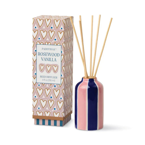 Paddywax - Adopo - Hearts - Rosewood Vanilla - Keramik Diffuser - 118ml – Teil des Adopo Duft-Trio Hearts (3-teilig)