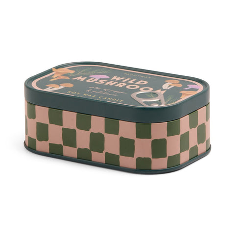 Paddywax Bistro Wild Mushroom Tin Duftkerze 127g – Sardinendose mit Pilz-Motiv – Bild 2