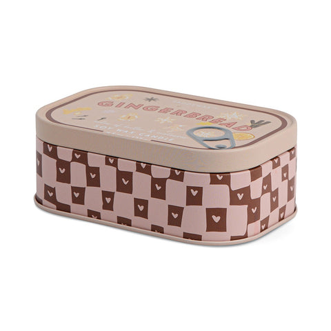 Paddywax Bistro Gingerbread Tin Duftkerze 127g – Sardinendose mit Lebkuchen-Motiv – Bild 2