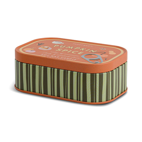 Paddywax Bistro Pumpkin Spice Tin Duftkerze 127g – Sardinendose mit Kürbis-Motiv – Bild 2