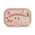 Paddywax Bistro Strawberry Tin Duftkerze 127g – Sardinendose mit Erdbeere-Motiv