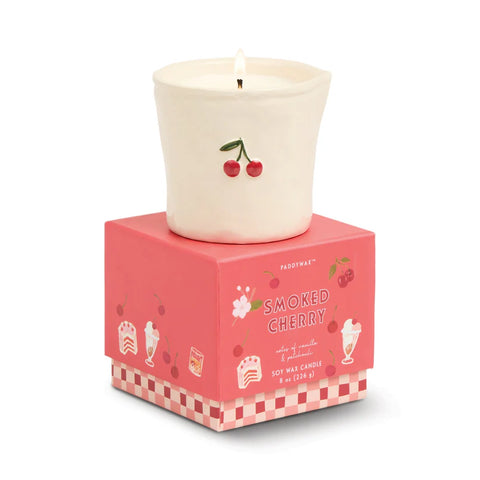 Paddywax - Bistro - Smoked Cherry - Keramik Duftkerze - 226g