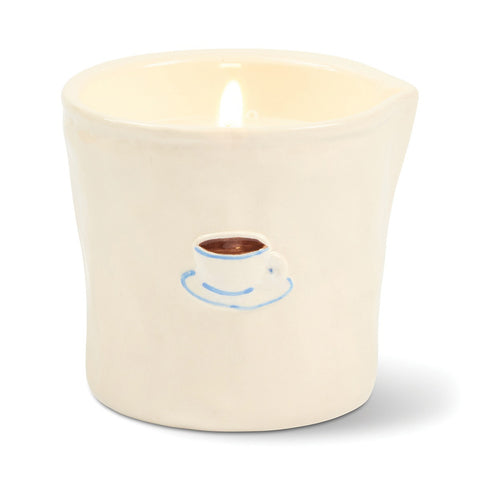 Paddywax Bistro - Cappuccino - Chocolate & Cherry - Keramik Duftkerze - 226g