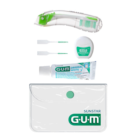 GUM – TRAVEL KIT Original White – Zahnpflege Reiseset – Bild 2