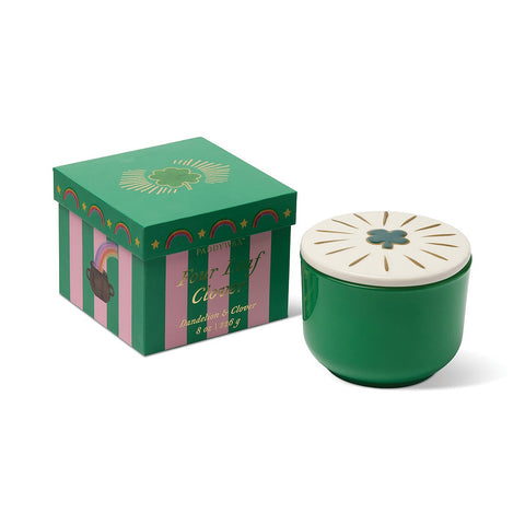 Paddywax Charmed - Four Leaf Clover - Dandelion & Clover - Keramik Duftkerze - 226g