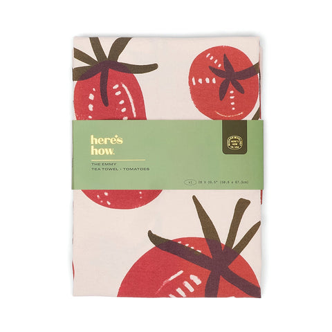 Here's How - The Emmy - Tomatoes - Geschirrtuch - Baumwolle