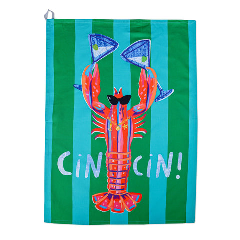 Hijinx - Cin Cin Lobster - Geschirrtuch - Baumwolle