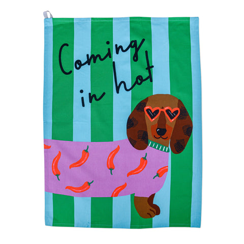 Hijinx - Coming in Hot - Geschirrtuch - Baumwolle