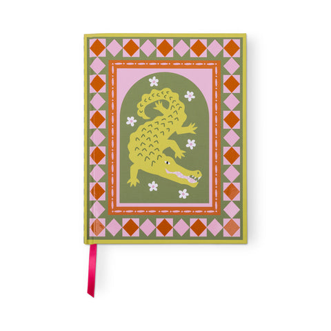 Paddywax Adopo Crocodile Journal aufgeschlagen | AlletDufte.de