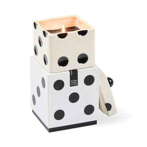 Paddywax Lucky Dice - Lava Stone - Keramik Duftkerze - 283g
