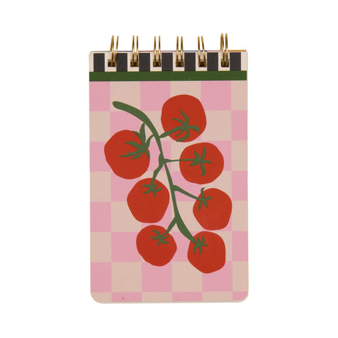 Paddywax - Adopo - Tomato Vine - Notizblock Twin Wire - 80 Blatt – Teil des Adopo Ritual-Quintett Tomato Vine (5-teilig)