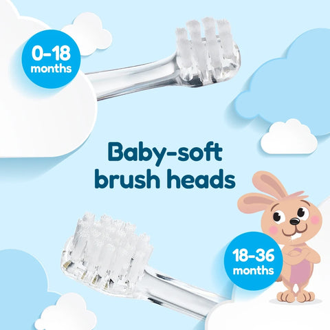 Brush-Baby – BabySonic Elektrische Babyzahnbürste – Rosa – 0-3 Jahre – Bild 6