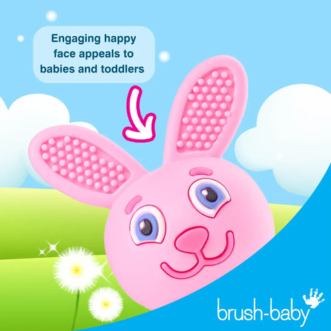Brush-Baby – Bobbie Bunny Beißring – Rosa – Bild 7