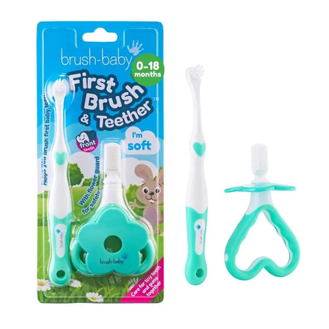 Brush-Baby – My FirstBrush & FirstTeether Set – 0-18 Monate