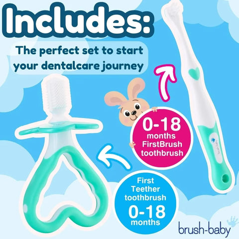 Brush-Baby – My FirstBrush & FirstTeether Set – 0-18 Monate – Bild 2
