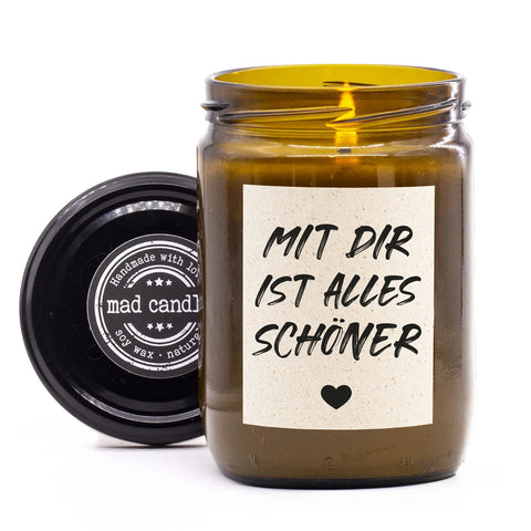 MadCandle - Mit Dir ist alles schöner - Duftkerze - 360g