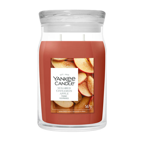 Yankee Candle - Sugared Cinnamon Apple - Signature 2 Docht Duftkerze - 567g