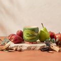 Paddywax Adopo Crocodile – Prickly Pear Keramik Duftkerze mit Duftzutaten: Kaktusfeige, Birne, Apfel, Muskatnuss, Eukalyptus, Zimtblatt und rauchiges Zedernholz