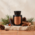 Paddywax Apothecary NOIR - Baltic Ember - Duftkerze - 226g mit Duftzutaten: baltische Kiefer, Holzrauch, Moschus, frische Gewürze, Zedernholz und Vetiver