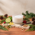 Paddywax Cypress & Fir - Frosted Glass - Duftkerze - 425g mit Duftzutaten: Bergamotte, Zitronenschale, rote Waldbeeren, Mistel, Sandelholz, Vanille, Zypresse, Douglasie und Kiefer