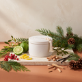 Paddywax Cypress & Fir - White Specled - Duftkerze - 238g mit Duftzutaten: Bergamotte, Zitronenschale, rote Waldbeeren, Mistel, Sandelholz, Vanille, Zypresse, Douglasie und Kiefer