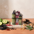 Paddywax No. 08 - Style Incense Holder - inkl. 20 Räucherkegel - Mystic Manor mit Duftzutaten: rosa Pfeffer, Bergamotte, Nelke, Safran, schwarzes Leder, Ingwerlilie, Zedernblatt, Elemiharz, dunkle Eiche, Adlerholz, Guajakholz und Salbei