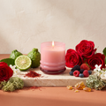 Paddywax Stack - Saffron Rose - Duftkerze - 198g mit Duftzutaten: Bergamotte, reife Beeren, wilder Jasmin, Rose, Safran, Eichenmoos und Bernstein