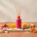 Paddywax Stack - Infrared Mango - Glas Diffuser - 94ml mit Duftzutaten: süße Orange, Zitronenschale, Mango, Chili, Ingwer, Aprikose, Vanille, helle Hölzer und Rohrzucker