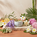 Paddywax Tulip - Wisteria & Willow - Duftkerze - 56g mit Duftzutaten: Zitrus, Plumeria, Gardenie, Pfingstrose, Jasmin, Blauregen, Wasserlilie, Weißklee, Bambus, Palmblatt und Weißeiche
