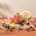 Paddywax Beam - Pomelo Rose - Duftkerze - 85g mit Duftzutaten: Pomelo, Rose, Bergamotte, Feige, Lorbeerblatt, Zitronenschale, Vetiver, grüner Tee, rosa Pfeffer, Nelke, Zeder, Guajakholz und Heu