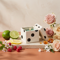 Paddywax Lucky Dice - Misted Lime - Keramik Duftkerze - 283g mit Duftzutaten: Himbeerblüte, Zitrus, Limette, Jasmin, Rose und Moschus