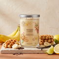 Yankee Candle Banoffee Waffle - Signature 2 Docht Tumbler - 567g mit Duftzutaten: Bananencreme, Zitrone, Limette, Bananensorbet, Schokolade und Vanille