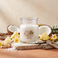 Yankee Candle Coconut Beach - Signature 2 Docht Duftkerze - 368g mit Duftzutaten: Meeresluft, Ananas, Kokosnuss, Lei-Blüte, Tahiti-Vanille und Moschus