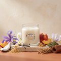 Yankee Candle Vanilla Flurries - Signature 2 Docht Duftkerze - 368g mit Duftzutaten: Pfirsich, Kokos, Vanille, brauner Zucker, Bernstein, Iris, Vetiver, Eichenmoos und Leder