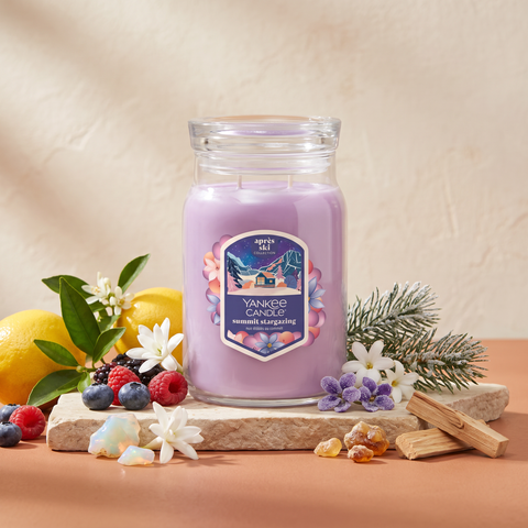 Yankee Candle Summit Starglazing - Signature 2 Docht Duftkerze - 567g mit Duftzutaten: Meyer-Zitrone, Beeren, Petitgrain, Tuberose, Jasmin, Opal, Amber, gezuckerte Veilchen und Hinoki-Holz