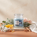 Yankee Candle Winter Night Stars - Signature 2 Docht Duftkerze - 368g - Neues Design mit Duftzutaten: Zitrus, Schnee, Eukalyptus, Rose, Blüten, Amber, Moschus und holzige Noten